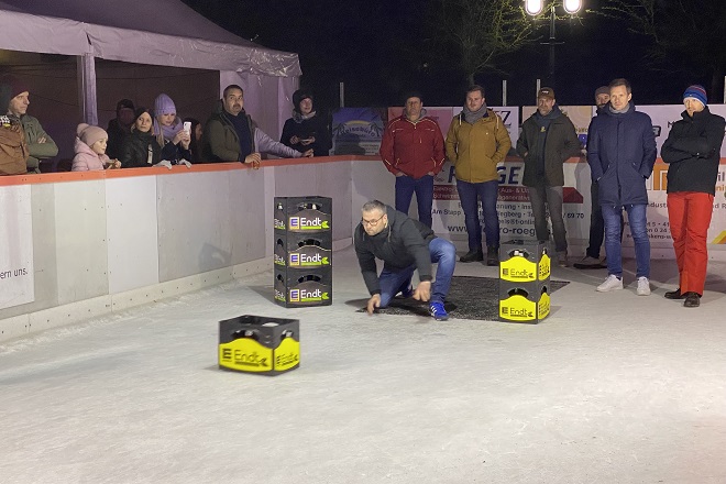 Bierkasten-Curling